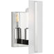 Dex 1 Light 4.75 inch Chrome Bath Vanity Wall Light