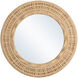 Cameron 23.62 X 23.62 inch Clear and Natural Woven Wall Mirror