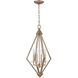 Easton 4 Light 14 inch Washed Gold Pendant Ceiling Light