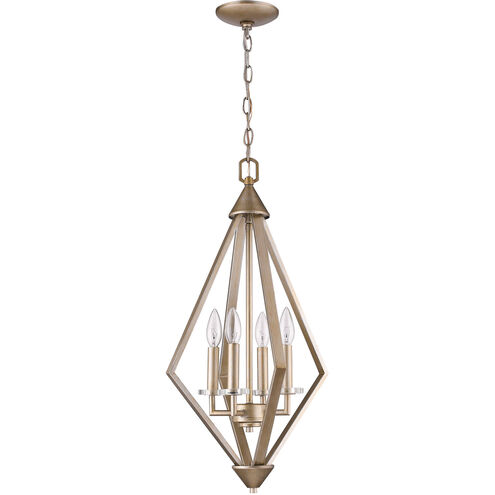 Easton 4 Light 14 inch Washed Gold Pendant Ceiling Light