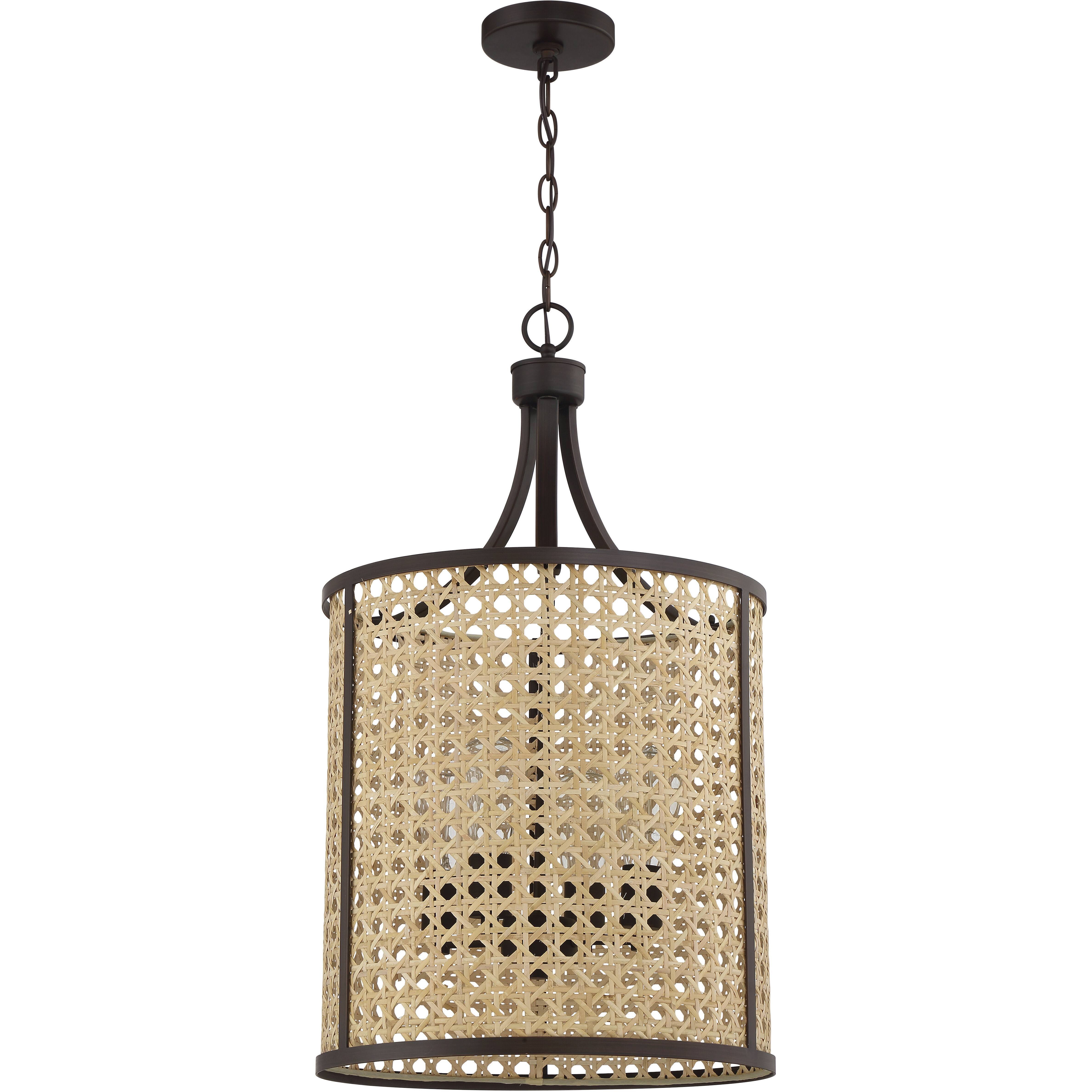 Malaya 4 Light 16.25 inch Aged Bronze Brushed Foyer Ceiling Light