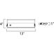 CounterMax MX-L120DC 120 LED 13 inch Satin Nickel Under Cabinet