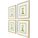 Cloche Green and Blue and Beige and Multi Framed Art