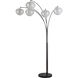 Bloom 86.6 inch 9 watt Black Nickel Arc Floor Lamp Portable Light