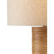 Salome 31.5 inch 150 watt Natural Table Lamp Portable Light