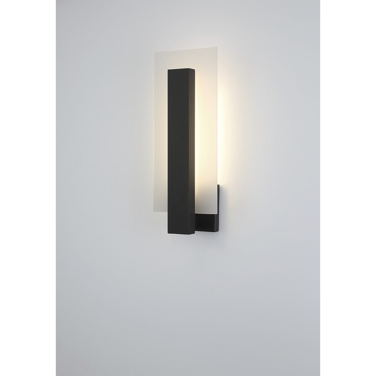 Carta LED 17.75 inch Black Outdoor Wall Sconce