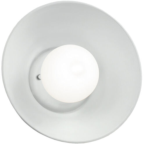 Ambiance Collection 1 Light 10 inch Gloss White Wall Sconce Wall Light