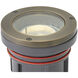 Hardy Island Flat Top 120v 12.00 watt Matte Bronze Landscape Well Light, Variable Output