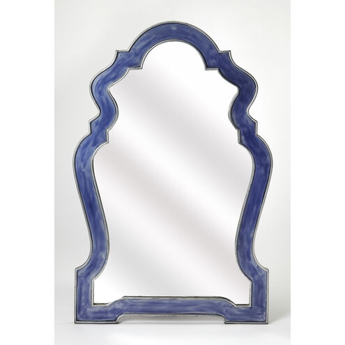 Reflections Donia 44 X 28 inch Blue Mirror