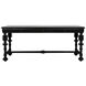 Portuguese 72 X 32 inch Hand Rubbed Black Desk
