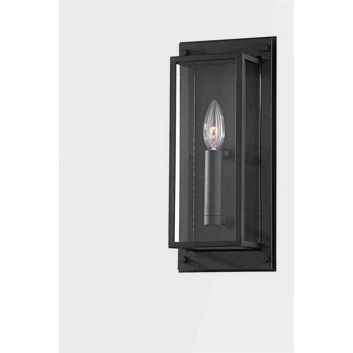 Winslow 1 Light 14 inch Textured Black Outdoor Wall Sconce