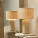 Utopia 32 inch Natural Table Lamp Portable Light