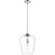 Joliet 1 Light 12 inch Chrome Pendant Ceiling Light