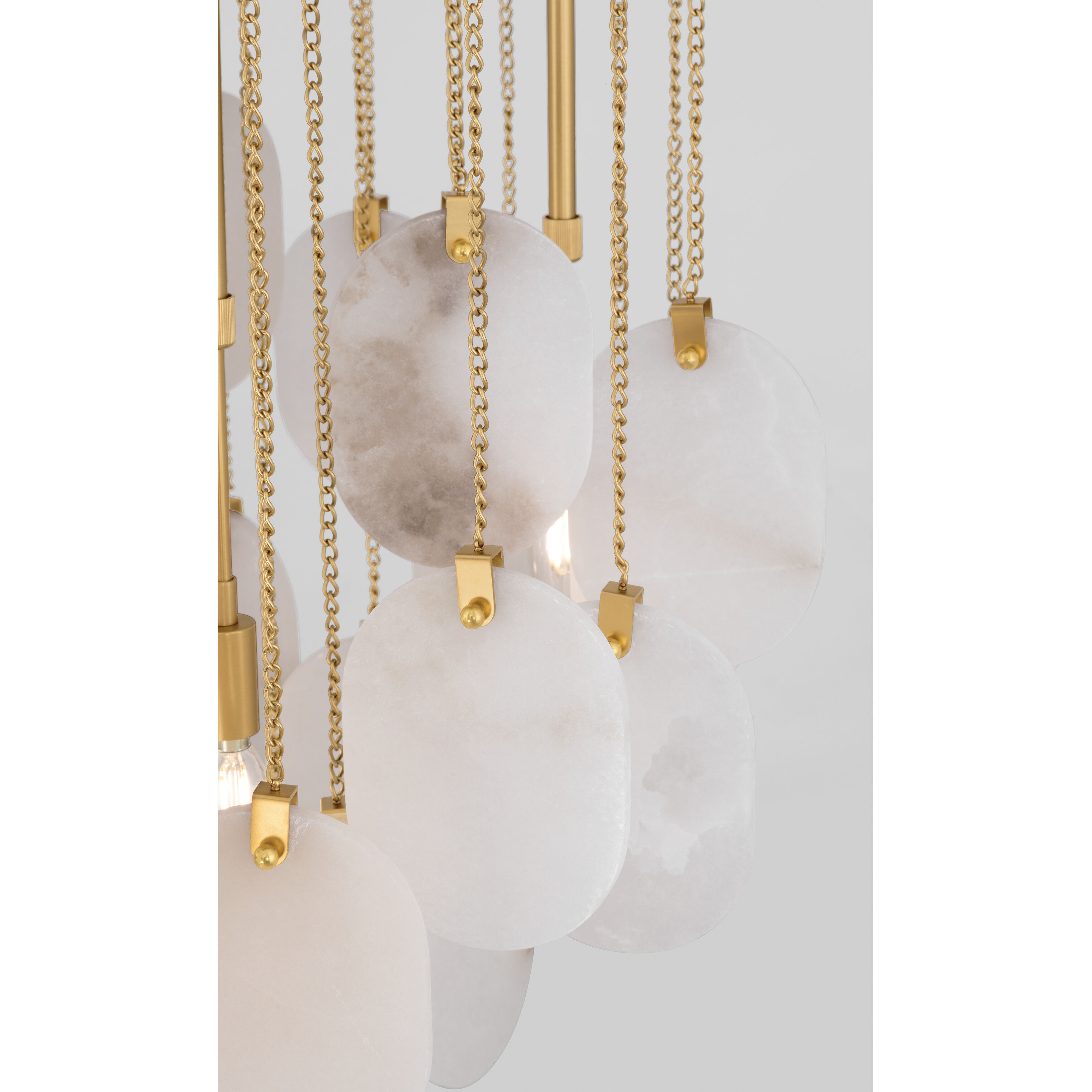 Velisse 6 Light 27.5 inch Legacy Brass Pendant Ceiling Light