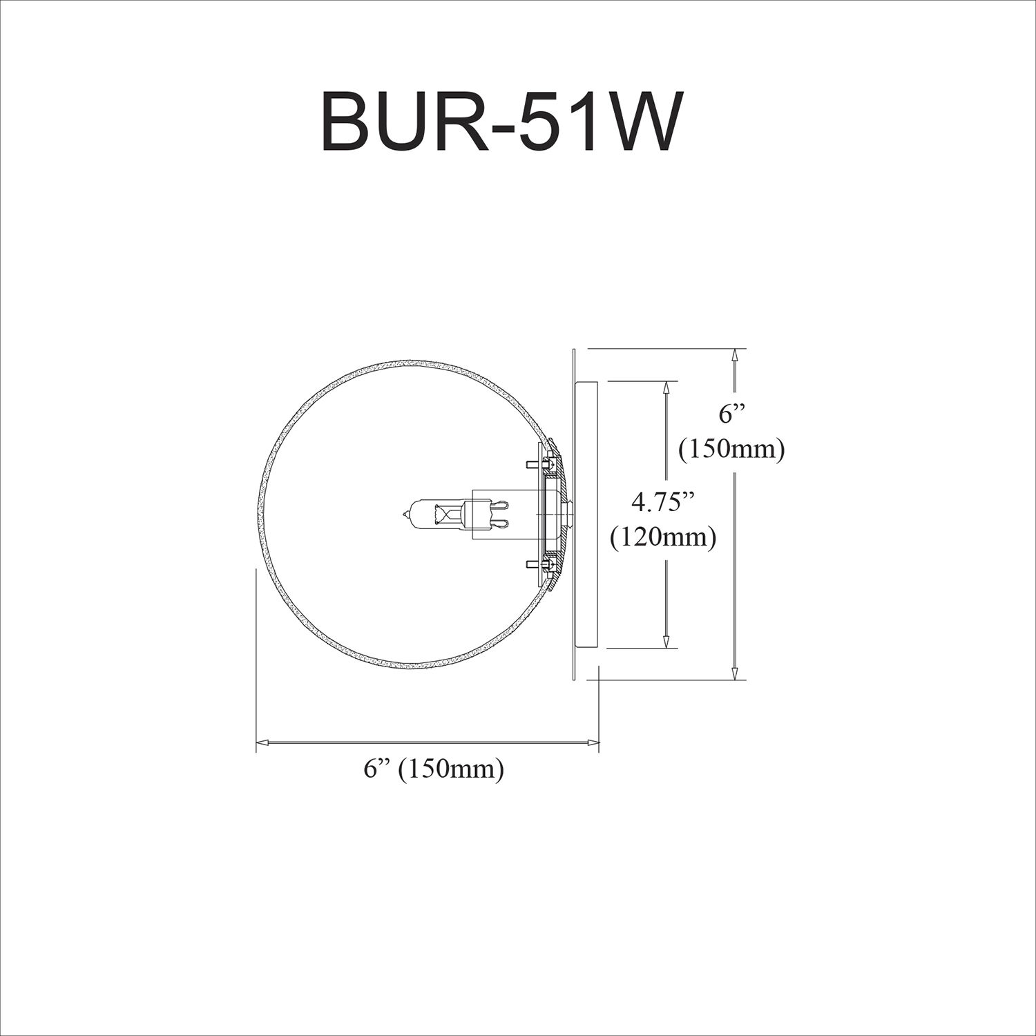 Burlat Wall Sconce Wall Light in Polished Chrome, White