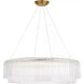 Ian K. Fowler Maderno LED 36.25 inch Hand-Rubbed Antique Brass Chandelier Ceiling Light