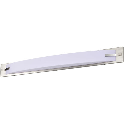 Bow LED 43 inch Brushed Nickel Vanity Light Wall Light