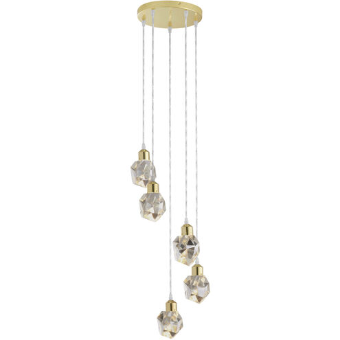 Dodson 1 Light 9.75 inch Gold Pendant Ceiling Light