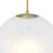 Pixie LED 14 inch Brushed Gold Pendant Ceiling Light