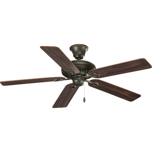 AirPro 52 inch Forged Bronze with Classic Walnut/Medium Cherry Blades Ceiling Fan