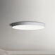 Trim - 0-10 V LED 9 inch White Flush Mount Ceiling Light