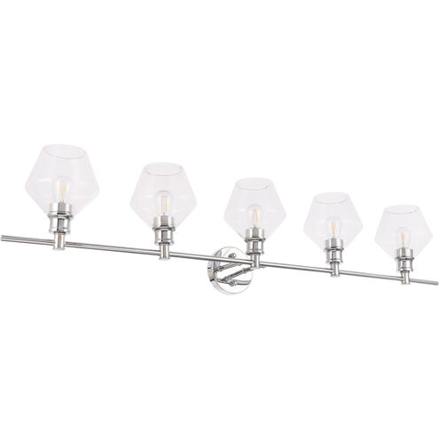 Gene 5 Light 47 inch Chrome Wall sconce Wall Light