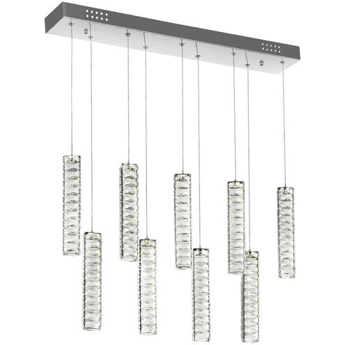 Celina LED 32 inch Chrome Pool Table Light Ceiling Light