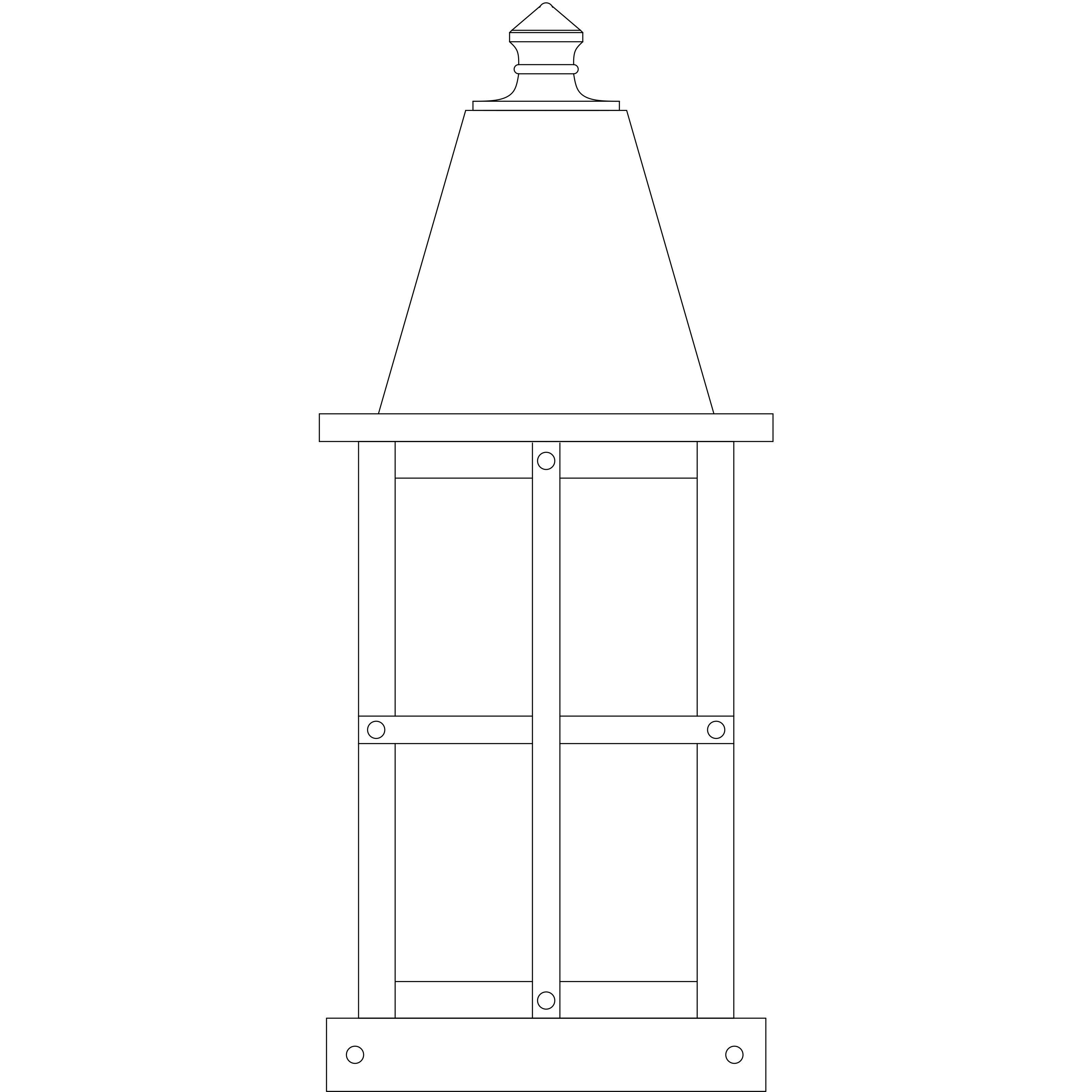 Hartford 1 Light 15 inch Antique Brass Column Mount in Off White