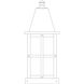 Hartford 1 Light 15 inch Antique Brass Column Mount in Off White