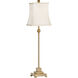 Chelsea House 34 inch 100.00 watt Antique Brass Buffet Lamp Portable Light 