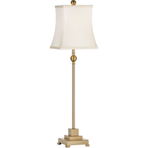 Chelsea House 34 inch 100.00 watt Antique Brass Buffet Lamp Portable Light 