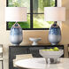 Twilight 34.75 inch 150.00 watt Blue Table Lamp Portable Light