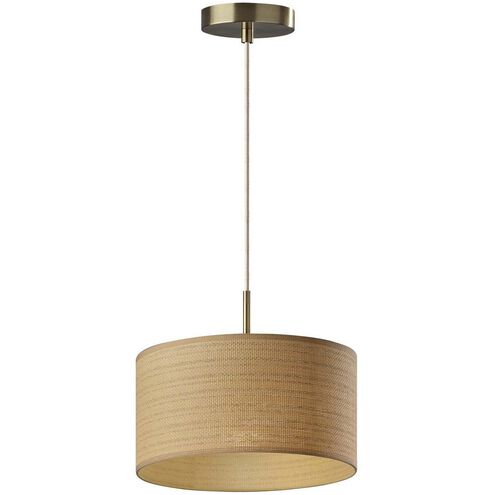 Harvest 15 inch Antique Brass Pendant Ceiling Light