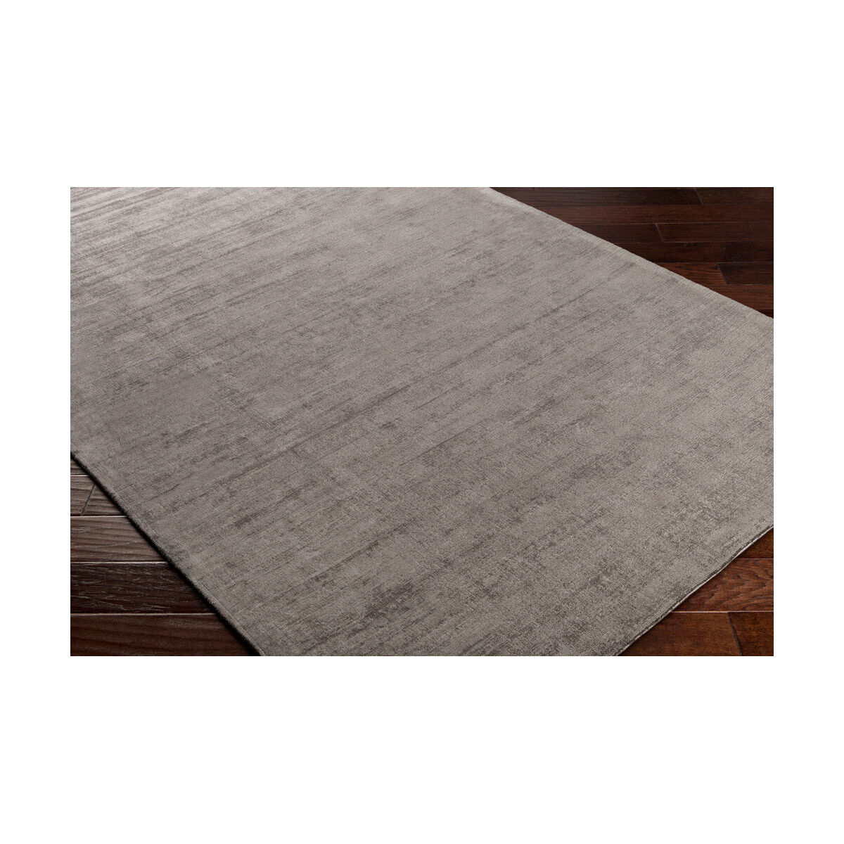 Viola 90 X 60 inch Gray Area Rug, Viscose