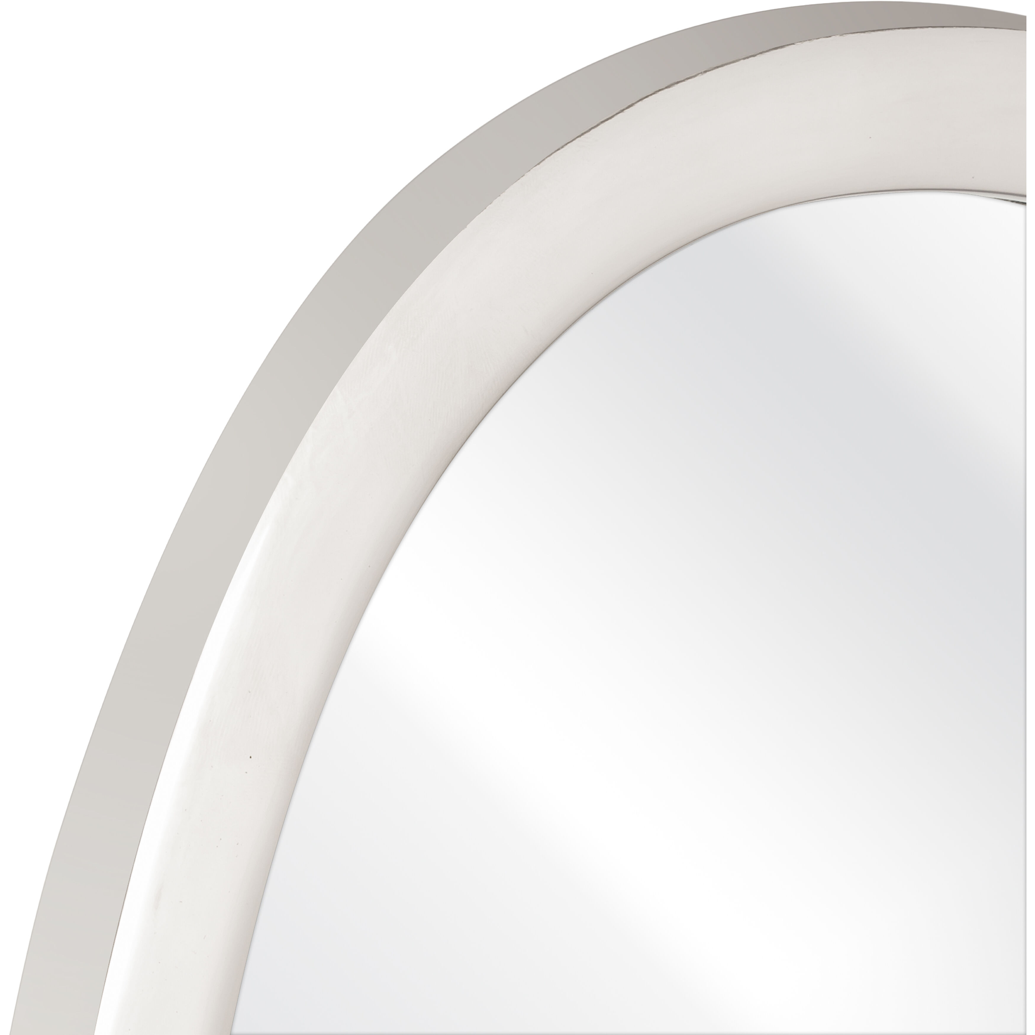 Flex 30 X 16 inch Polished Nickel with Mirror Wall Mirror