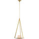 Barbara Barry Divina LED 20 inch Soft Brass Pendant Ceiling Light