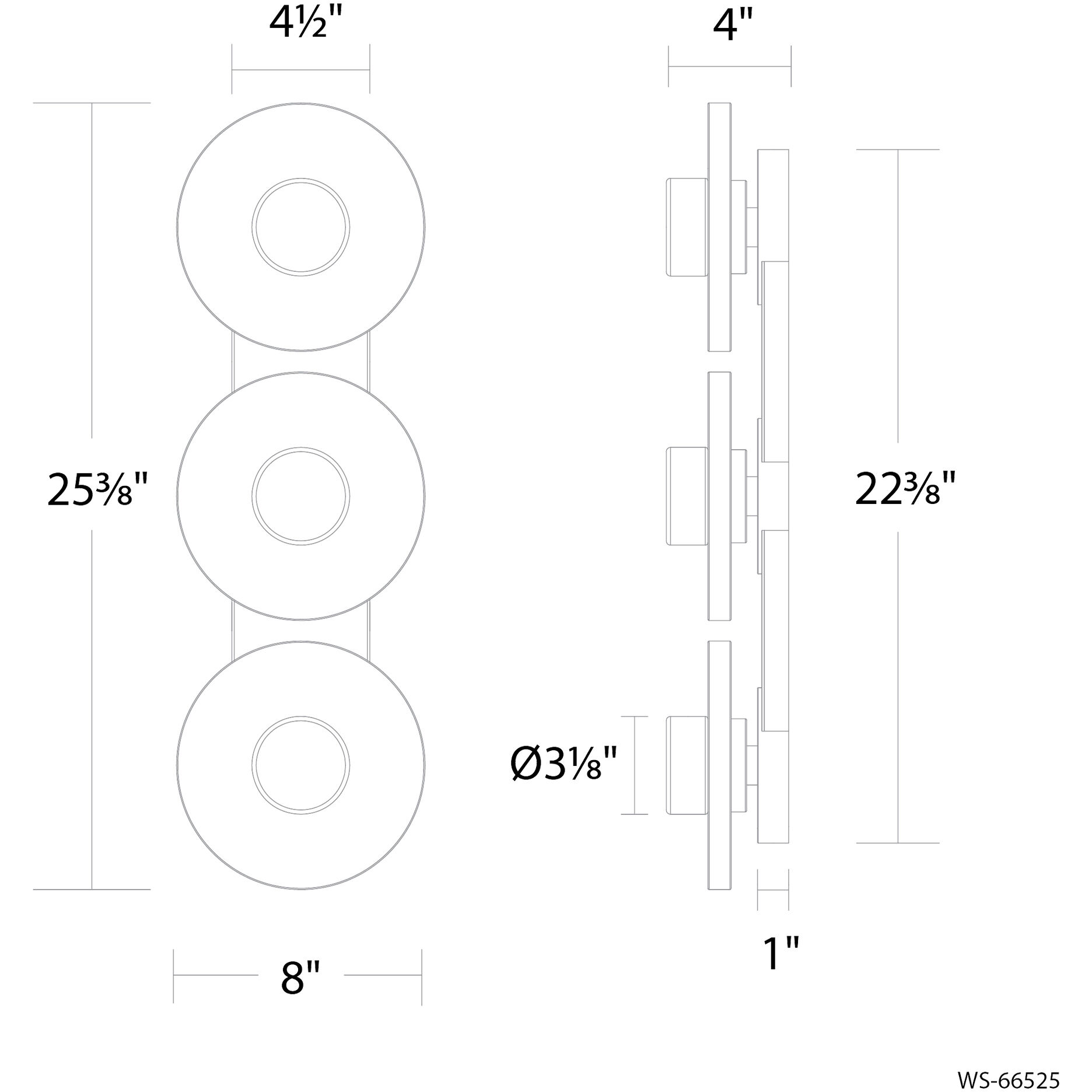 Fresco Indoor Wall Lighting in Black