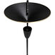 Jetset 71 inch 40.00 watt Matte Black Floor Lamp Portable Light
