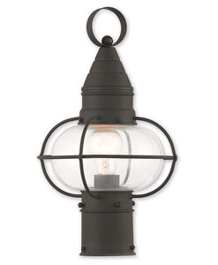 Newburyport 1 Light 15 inch Black Outdoor Post Top Lantern