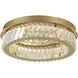Golden Ratio 1 Light 16.5 inch Satin Gold Flush Mount Ceiling Light