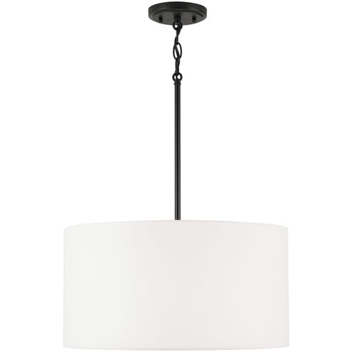 Alan 3 Light 18 inch Matte Black Pendant Ceiling Light