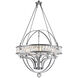 Arkansas 12 Light 42 inch Chrome Chandelier Ceiling Light