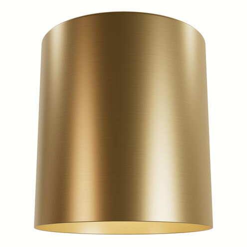 Canoga 1 Light 5 inch Luxe Gold Flush Mount Ceiling Light, Small
