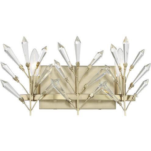Orianna 2 Light 14.5 inch Noble Brass Bathroom Vanity Light Wall Light