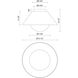Alora Mood Remy 1 Light 13.5 inch White Flush Mount Ceiling Light