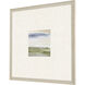 Wild Escape White and Green and Blue Framed Art