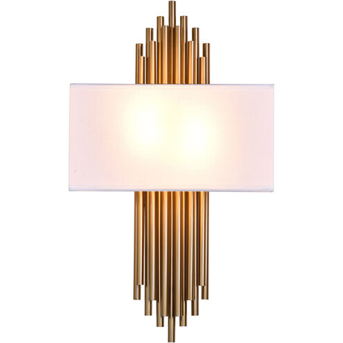 Canada 2 Light 5 inch Gold Wall Sconce Wall Light