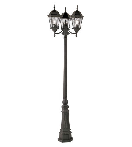 Signature 3 Light 96 inch Swedish Iron Lamp Post