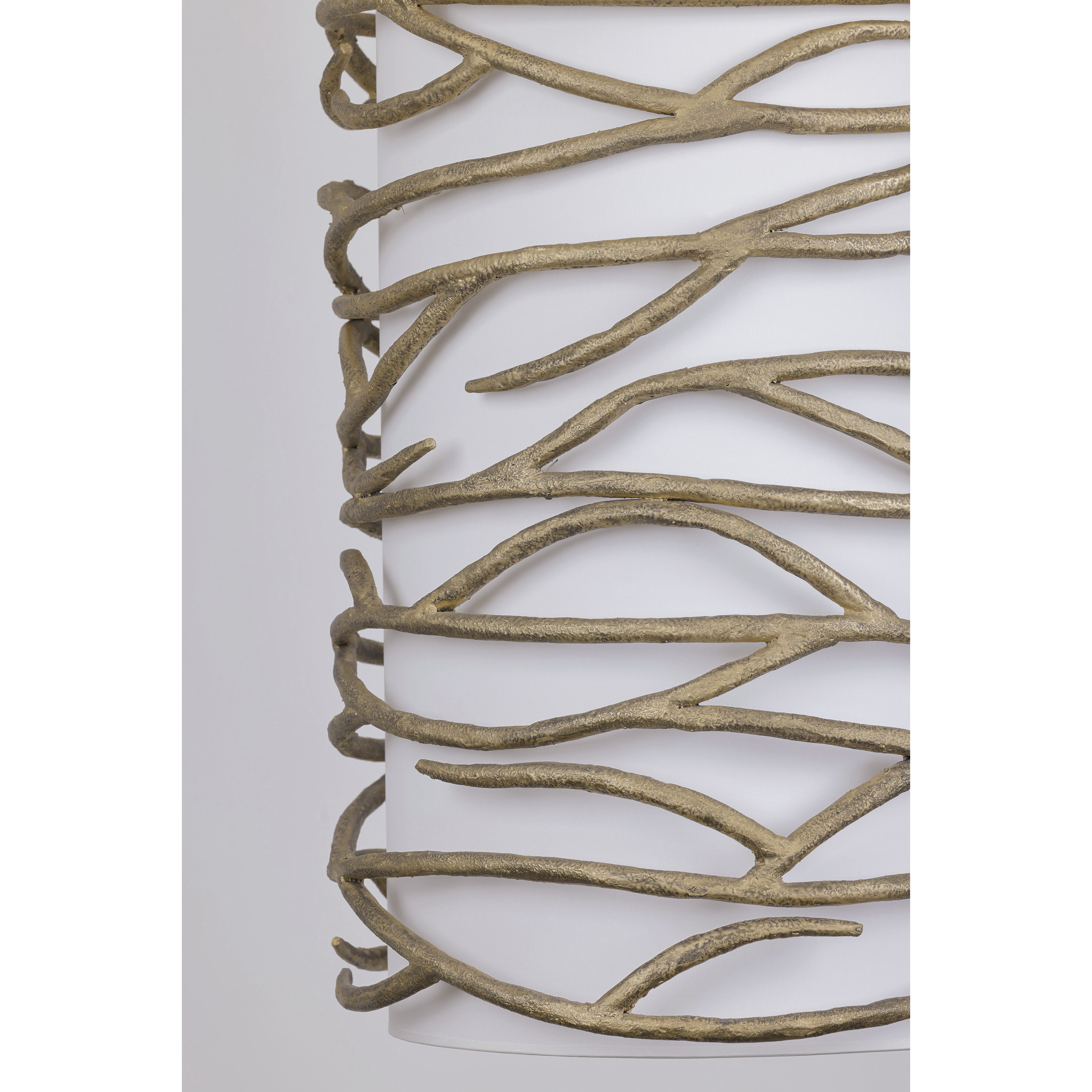 Branch Reality 9 Light 16 inch Textured Ashen Gold Foyer Pendant Ceiling Light