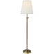 Thomas O'Brien Bryant 24.5 inch 60 watt Hand-Rubbed Antique Brass Table Lamp Portable Light in Linen